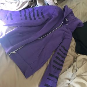 Purple hoodie